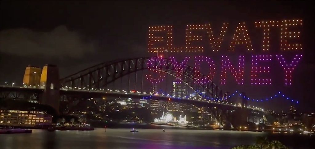 Elevate Sydney Skymax Drone Show